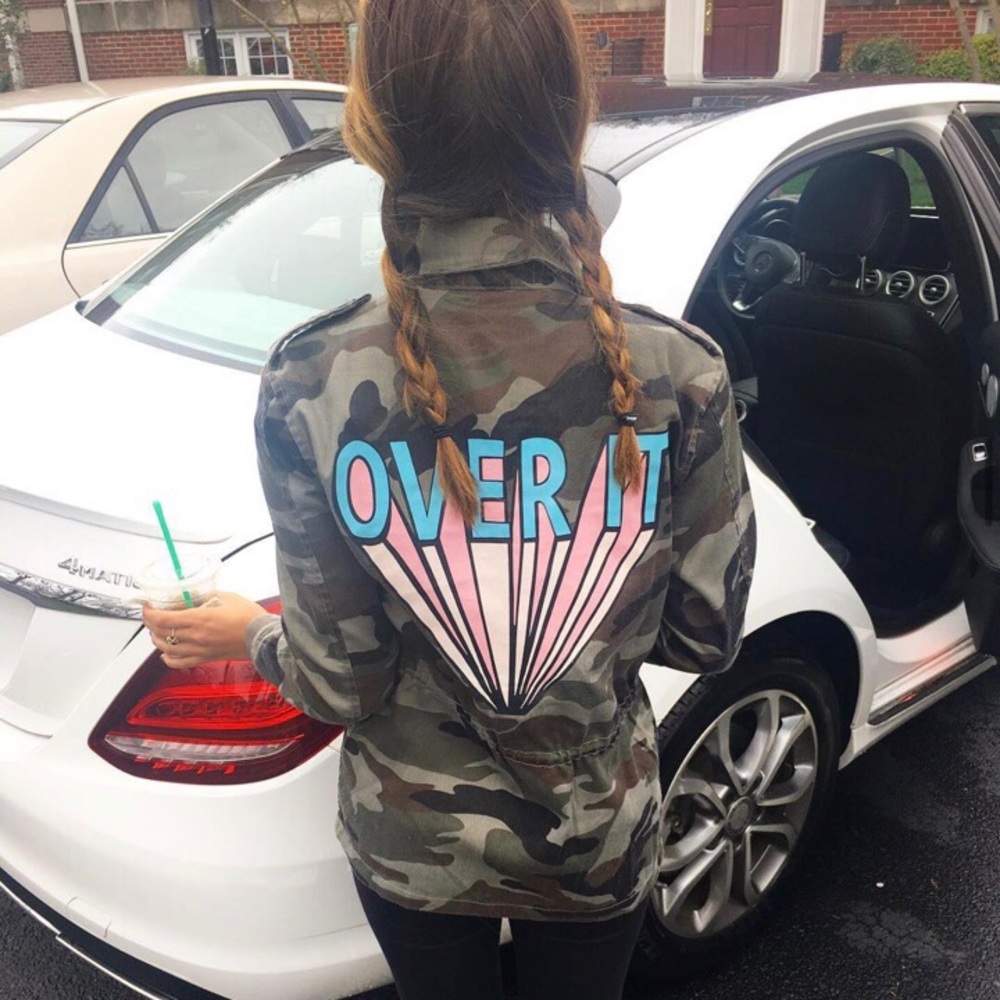 Honey Punch Camo Jacket